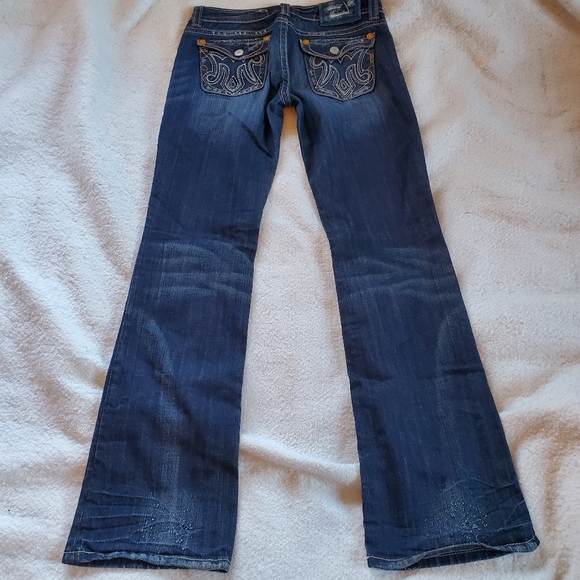MEK Denim Oaxaca Bootcut Distressed Jeans, W29/L34, NWOT - Picture 4 of 4